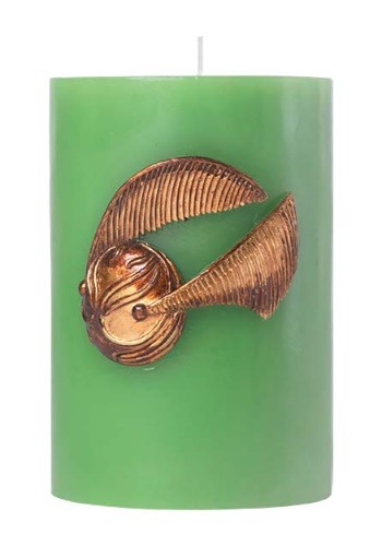Harry Potter Themed Golden Snitch Insignia Candle