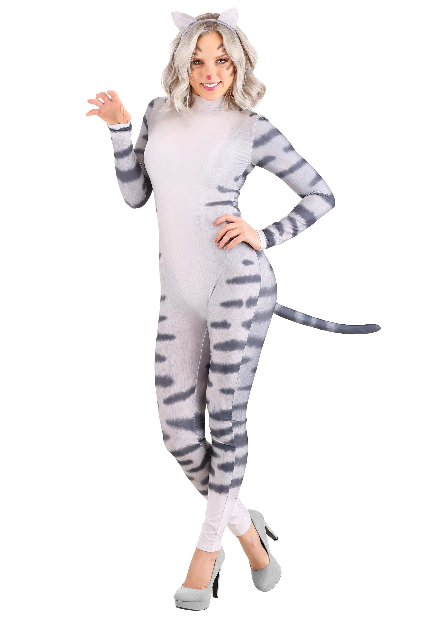 Photos - Fancy Dress CATerpillar FUN Costumes Women's Nimble Tabby Cat Costume Gray 
