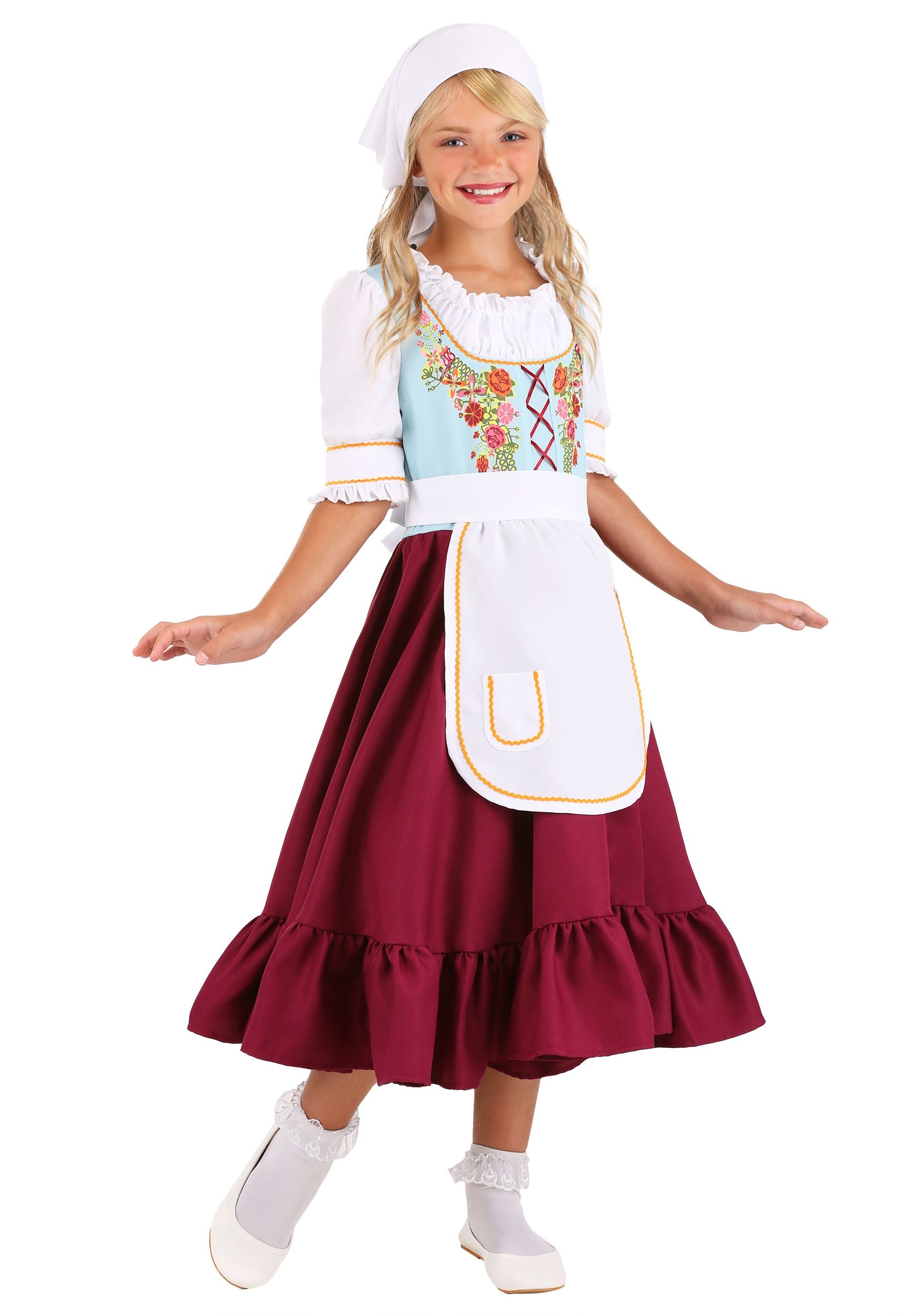 Photos - Fancy Dress Gretel FUN Costumes Kid's Storybook  Costume | Storybook Costumes Red/B 