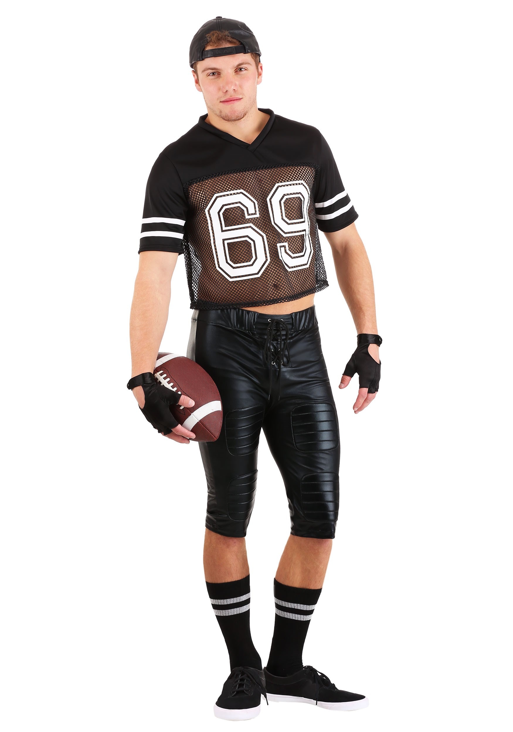 Tight End Footballer Costume for Adults
