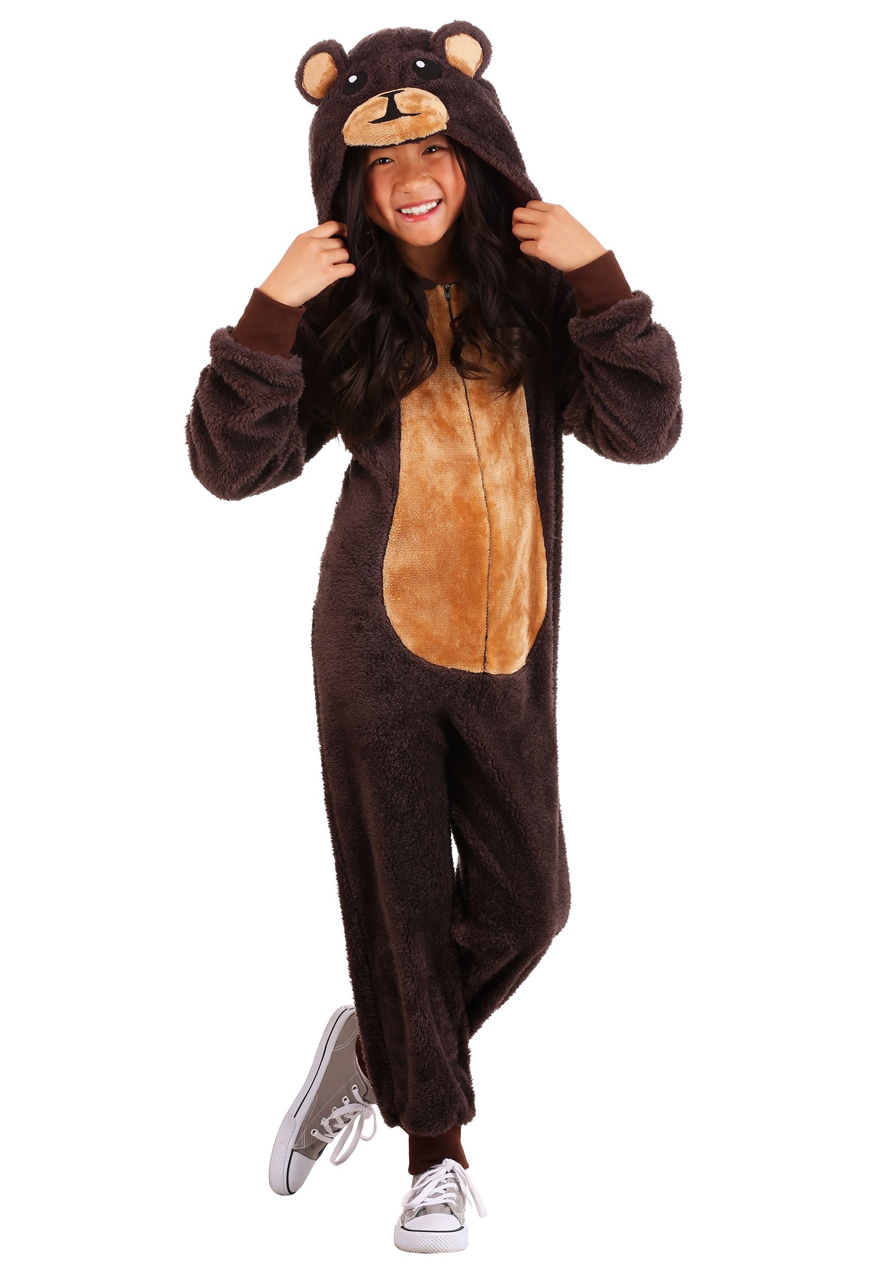 Kids Jumpsuit Costume Brown Bear