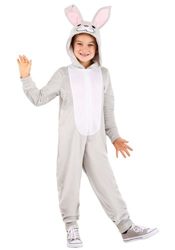 Funny Bunny Onesie Costume for Kids Alt 1