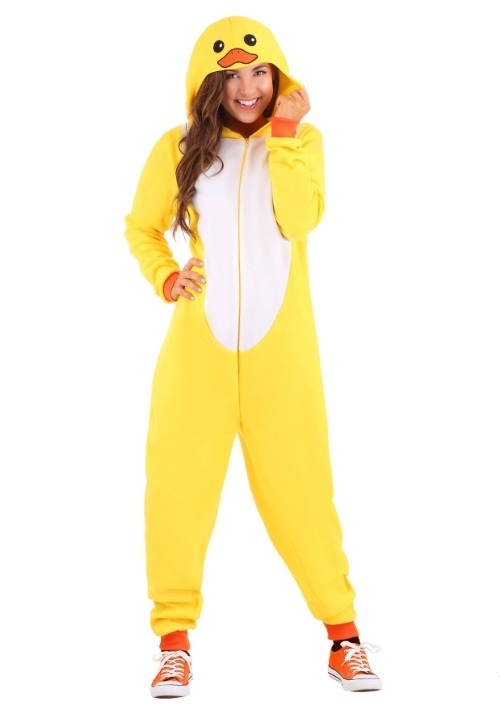 Yellow Duck Onesie for Adults