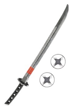 Snake Eyes Sword with Ninja Stars
