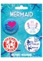 Mermaids 4-Pack Button Set
