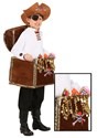 Child Pirate Chest Candy Catcher Costume New