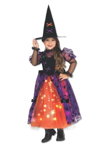 Sparkle Witch Girls Costume