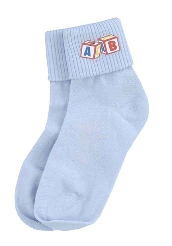 Blue Big Baby Socks Men's