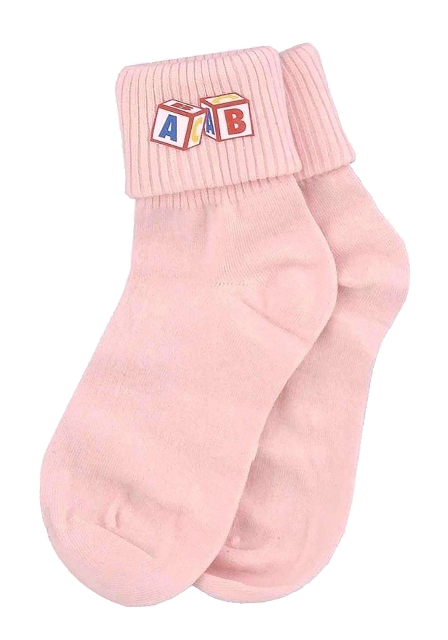 pink baby sock