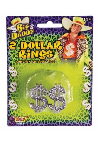 Pimp's Dollar Sign Rings