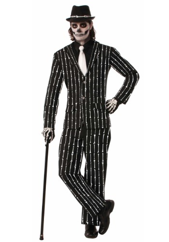 Men's Bone Pin Stripe Suit