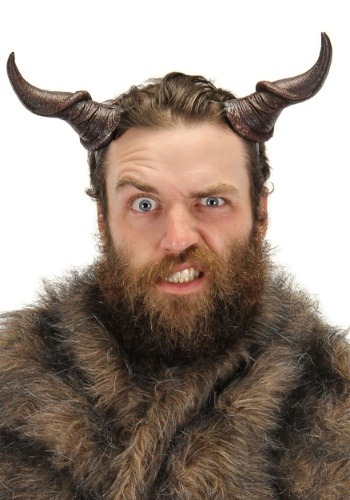 Small Beast Costume Horns Accessory for Adults | Costume Horns