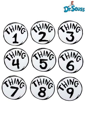 Thing 1-9 Patches Set | Dr. Seuss Accessories