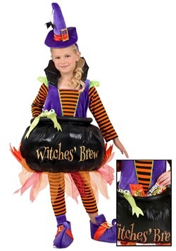 Toddler Cauldron Witch Costume New