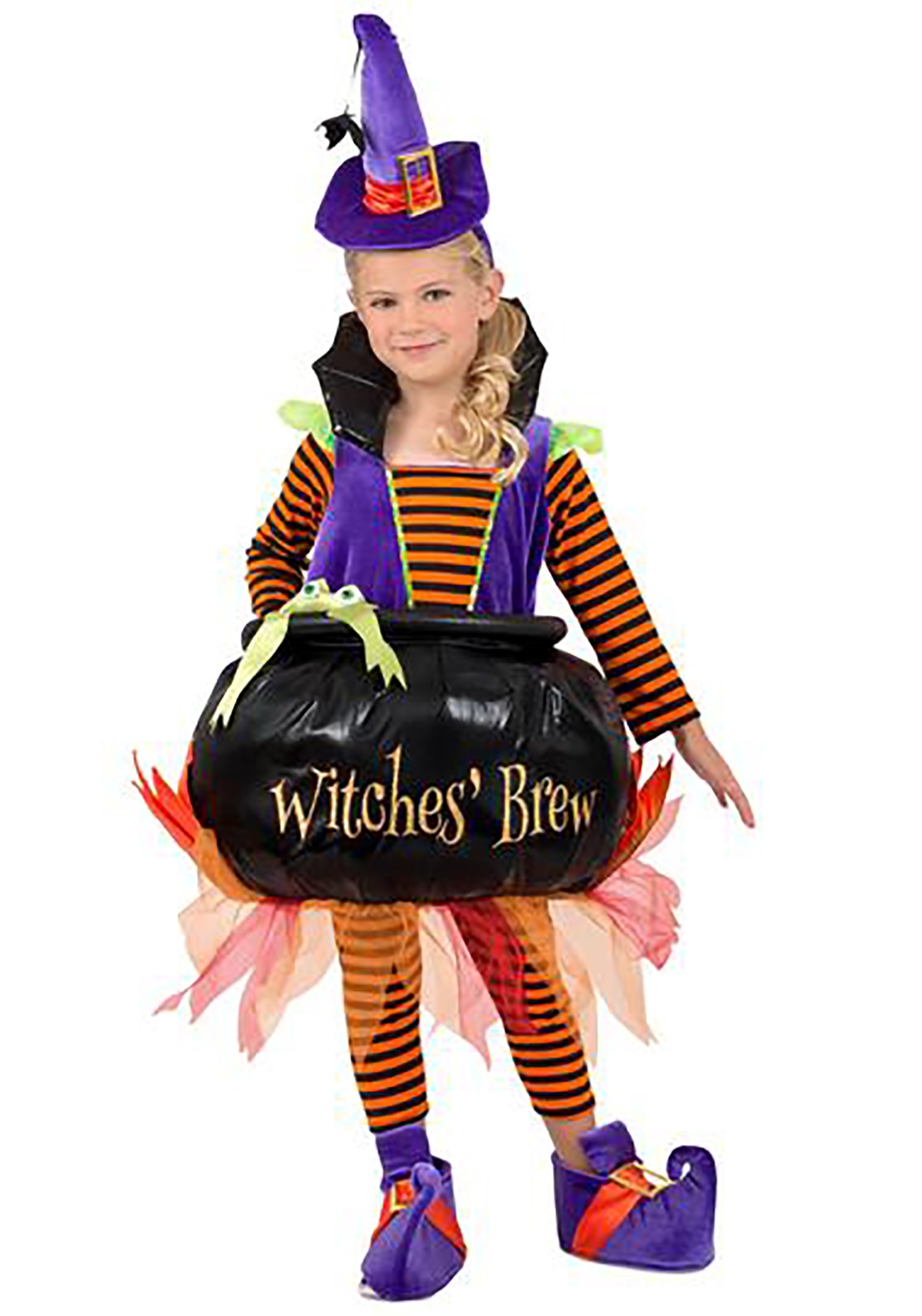 Candy Catcher Cauldron Witch Traje para niños pequeños Multicolor Colombia