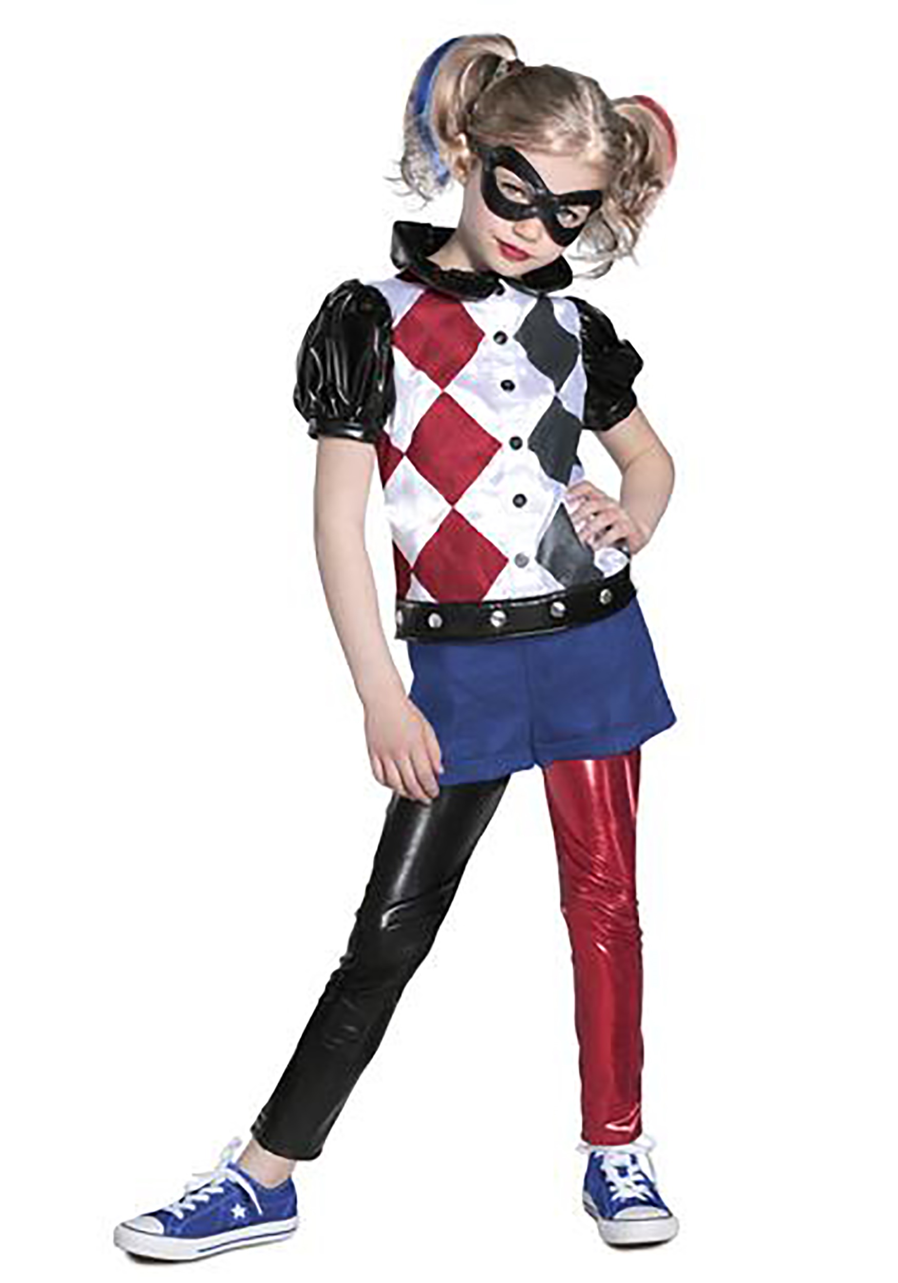 Disfraz de DC Premium Harley Quinn para niñas Multicolor