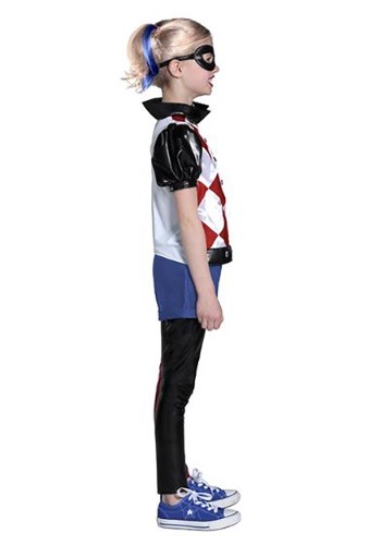Premium Harley Quinn DC Superhero Girl's Costume | Kid's Harley Quinn Costumes