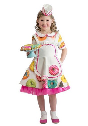 Toddler Donut Waitress Costume