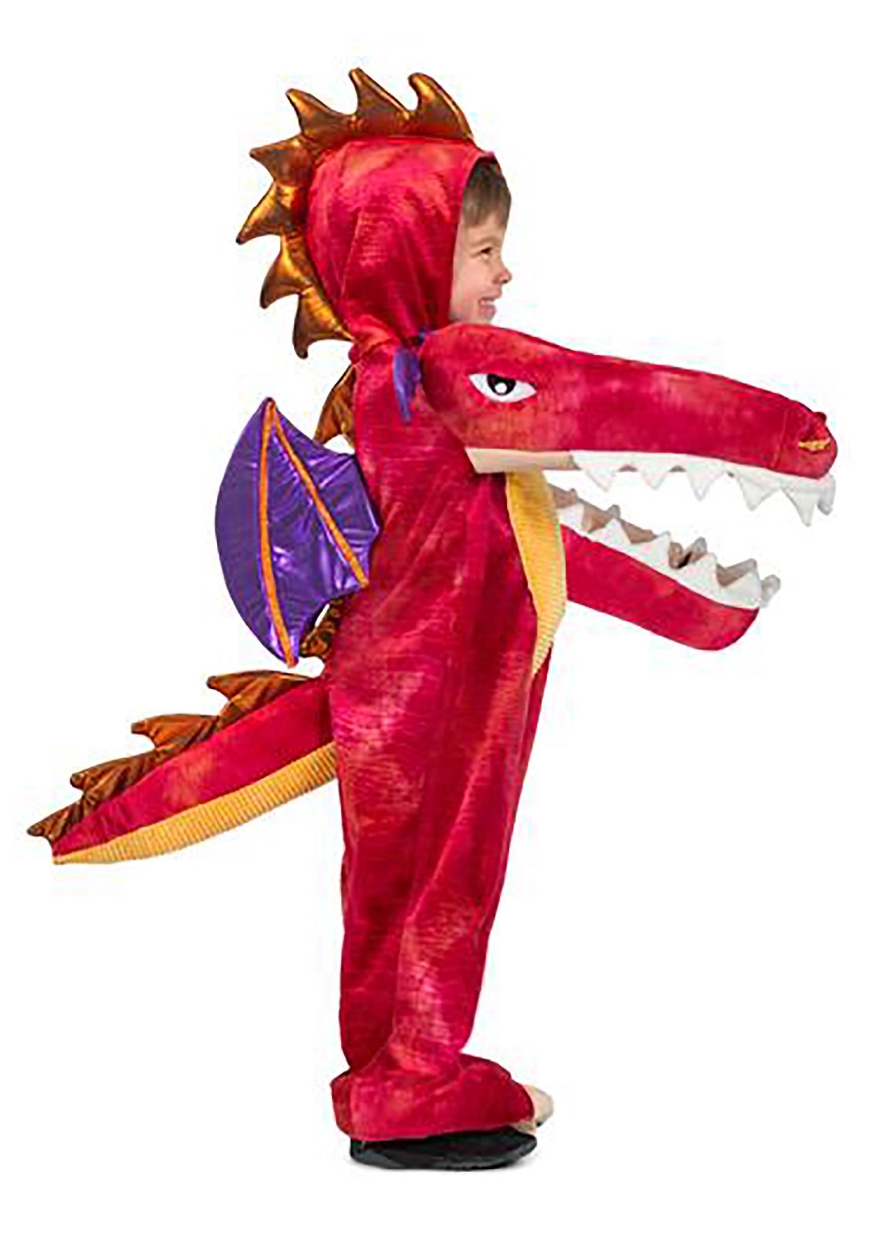 Child Chompin Red Dragon Costume 