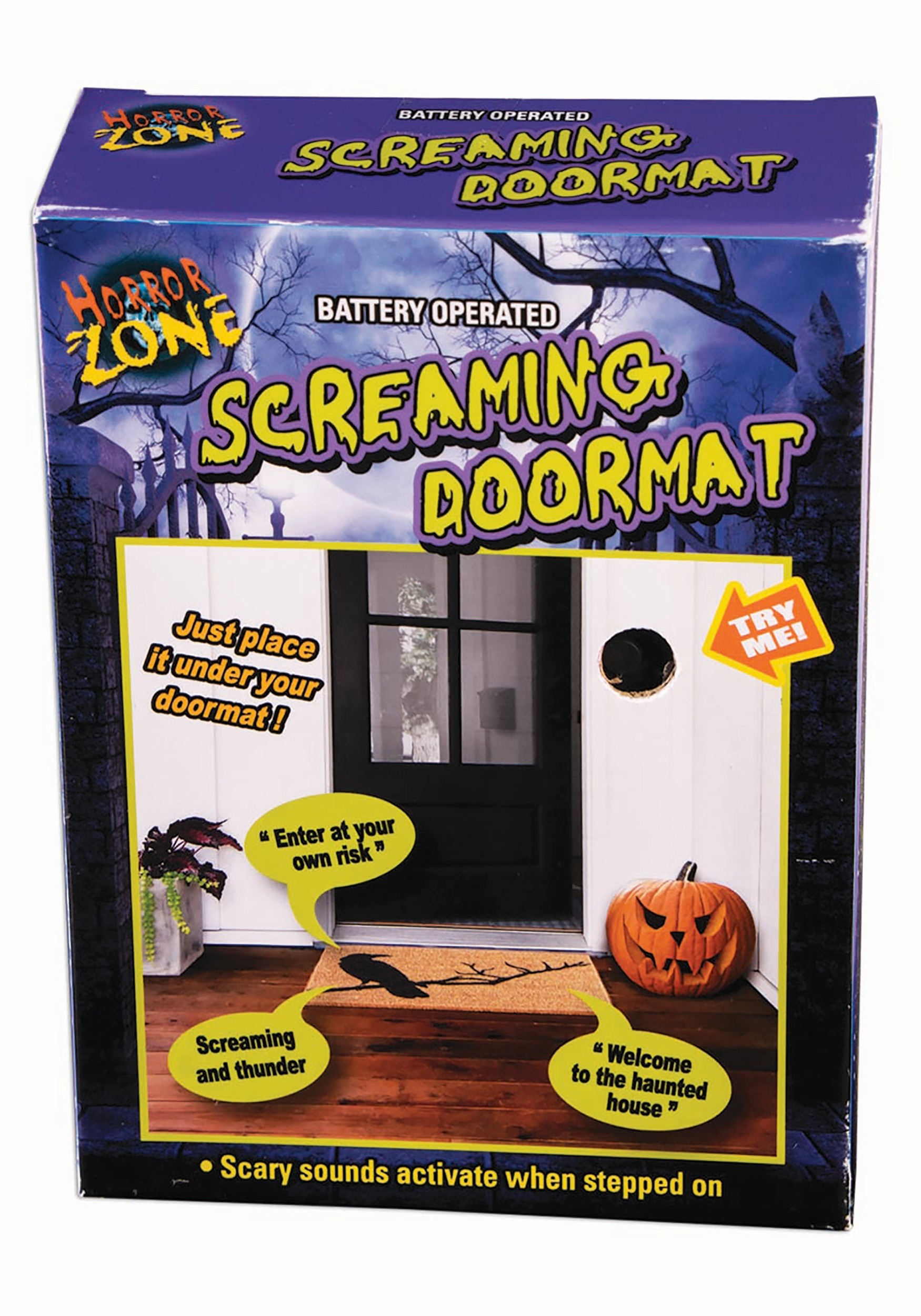 Halloween Screaming Doormat Sensor Decorate your home at Halloween