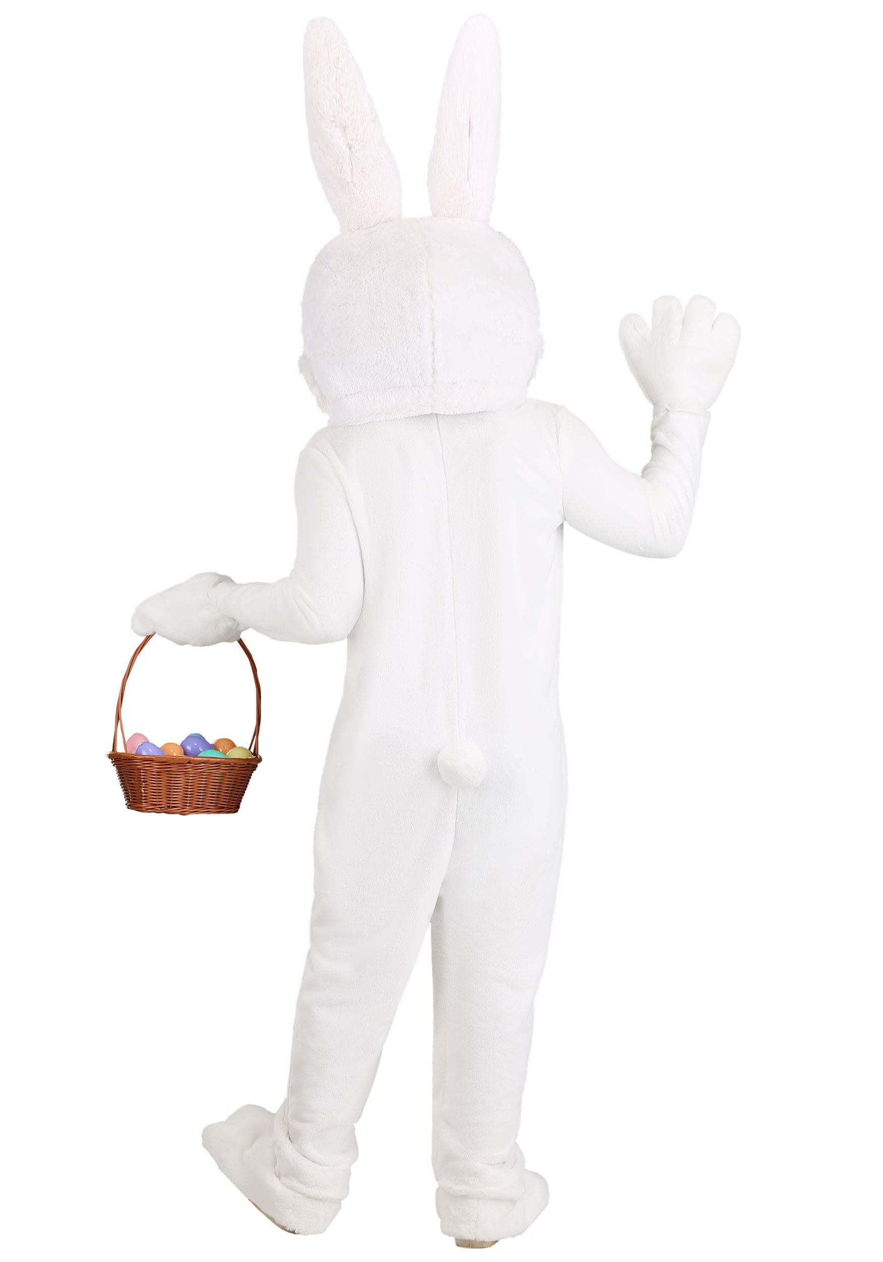 Plus Size Mascot Easter Bunny Costume For Adults