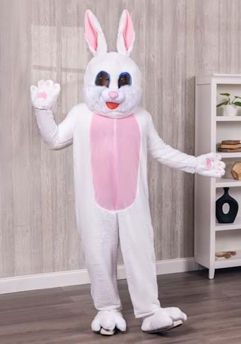 Plus Size Mascot Easter Bunny Costume for Adults