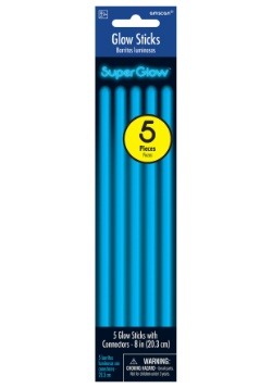 Blue Glowsticks - 8" Pack of 5