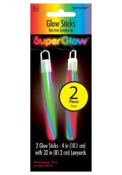Multi Color Glowsticks - 4" Pack of 2