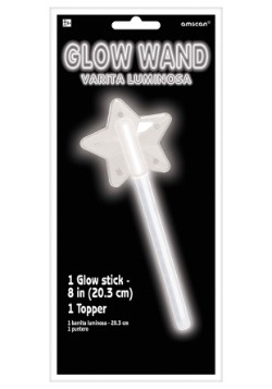 White Star Glow Wand - 8"