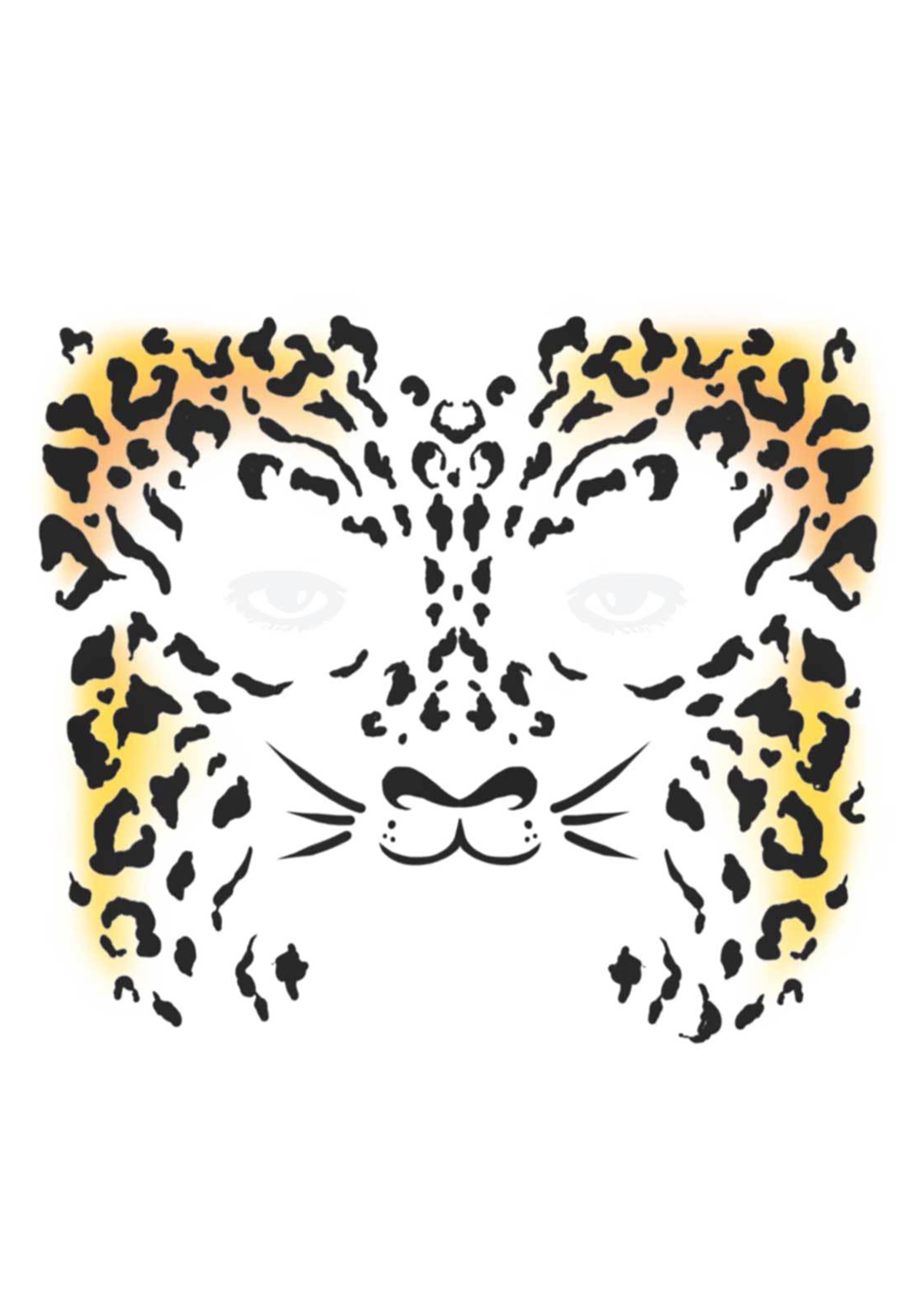 Tatuaje temporal de guepardo Multicolor Colombia