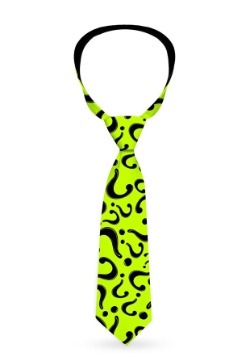 The Riddler DC Comics Lime Green Necktie