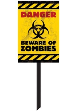 Zombie Yard Sign Decoration