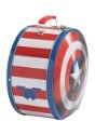 Marvel Captain America Shield Shaped Tin Tote Lunch Box