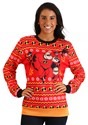 Adult Incredibles Red Ugly Christmas Sweater Alt 1