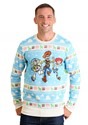 Toy Story Light Blue Ugly Christmas Sweater for Adults Alt 3