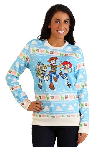 Toy Story Light Blue Ugly Christmas Sweater for Adults
