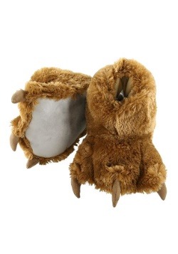 Brown Bear Paw Adult Slippers