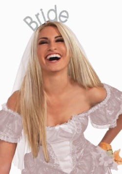 Glitter Bride Headband