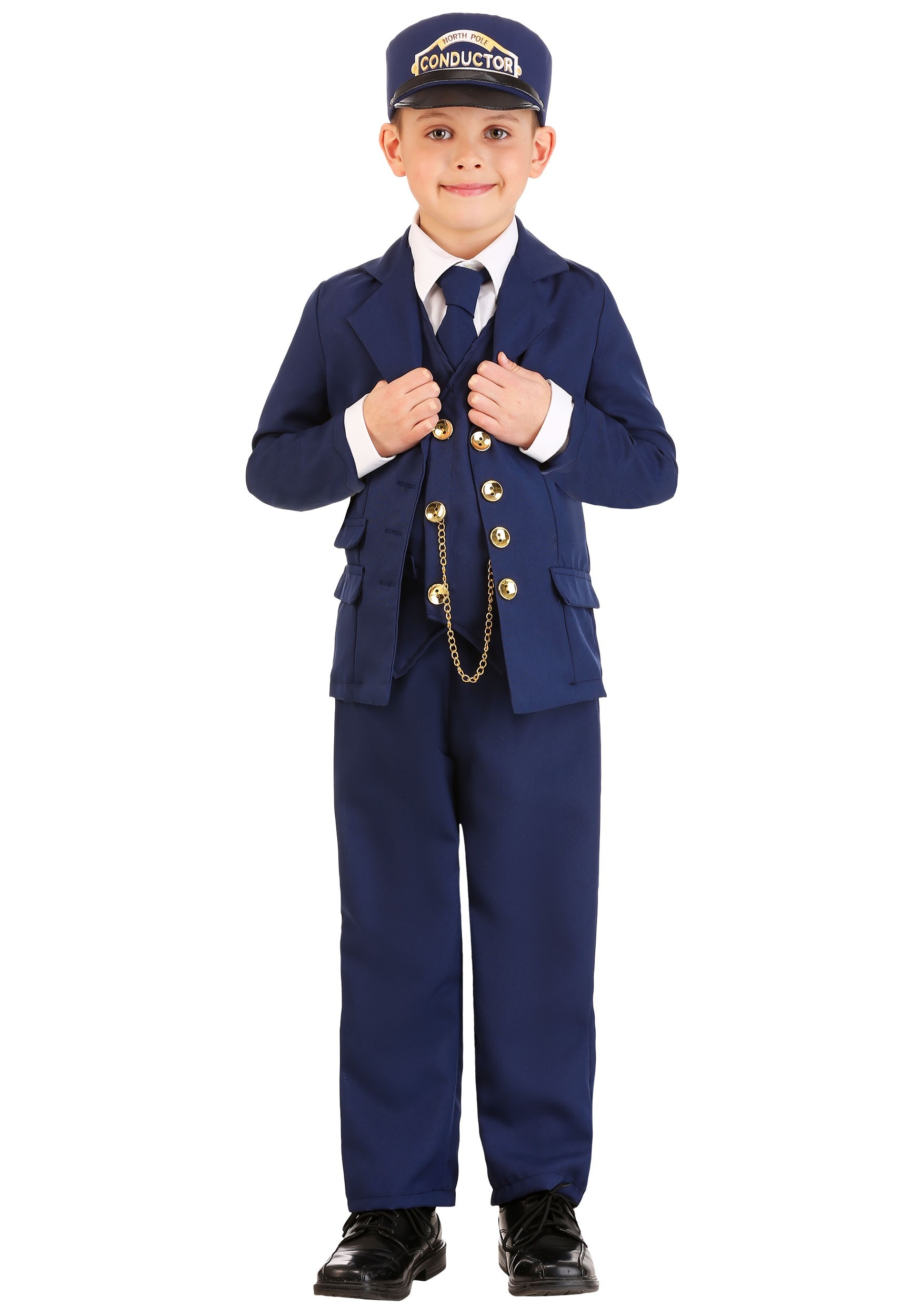 indenlandske Besættelse kran North Pole Train Conductor Costume for Boys