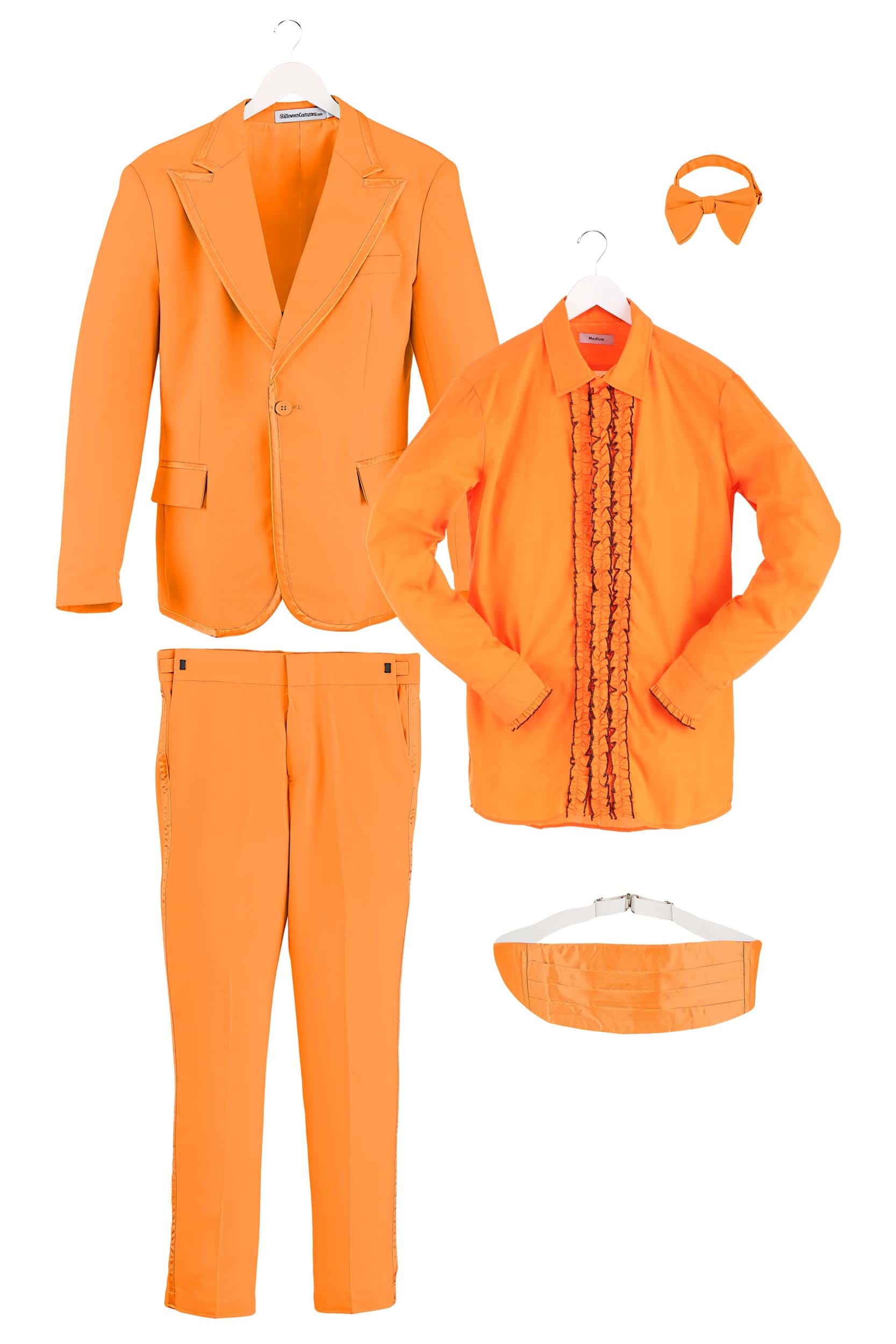 Orange Tuxedo Costume For Men