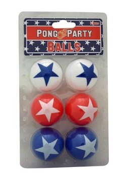 America Stars and Stripes Beer Pong Balls