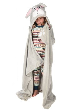 Kids Lazy One Bunny Critter Blanket