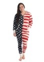 Womens Stars and Stripes Hooded Onesie