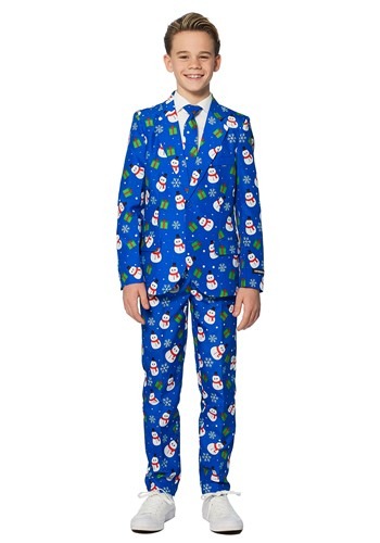 Boys Blue Snowman Suitmeister Suit