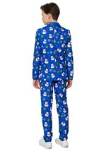 Boys Blue Snowman Suitmiester Suit Alt1