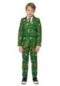 Boys Green Christmas Tree Suitmiester
