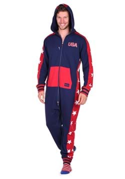 Tipsy Elves Men's USA Stars Jumpsuit