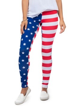 Tipsy Elves Women's American Flag Leggings