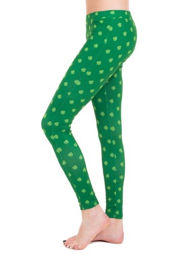 Kelly Green Nylon Tights for Women