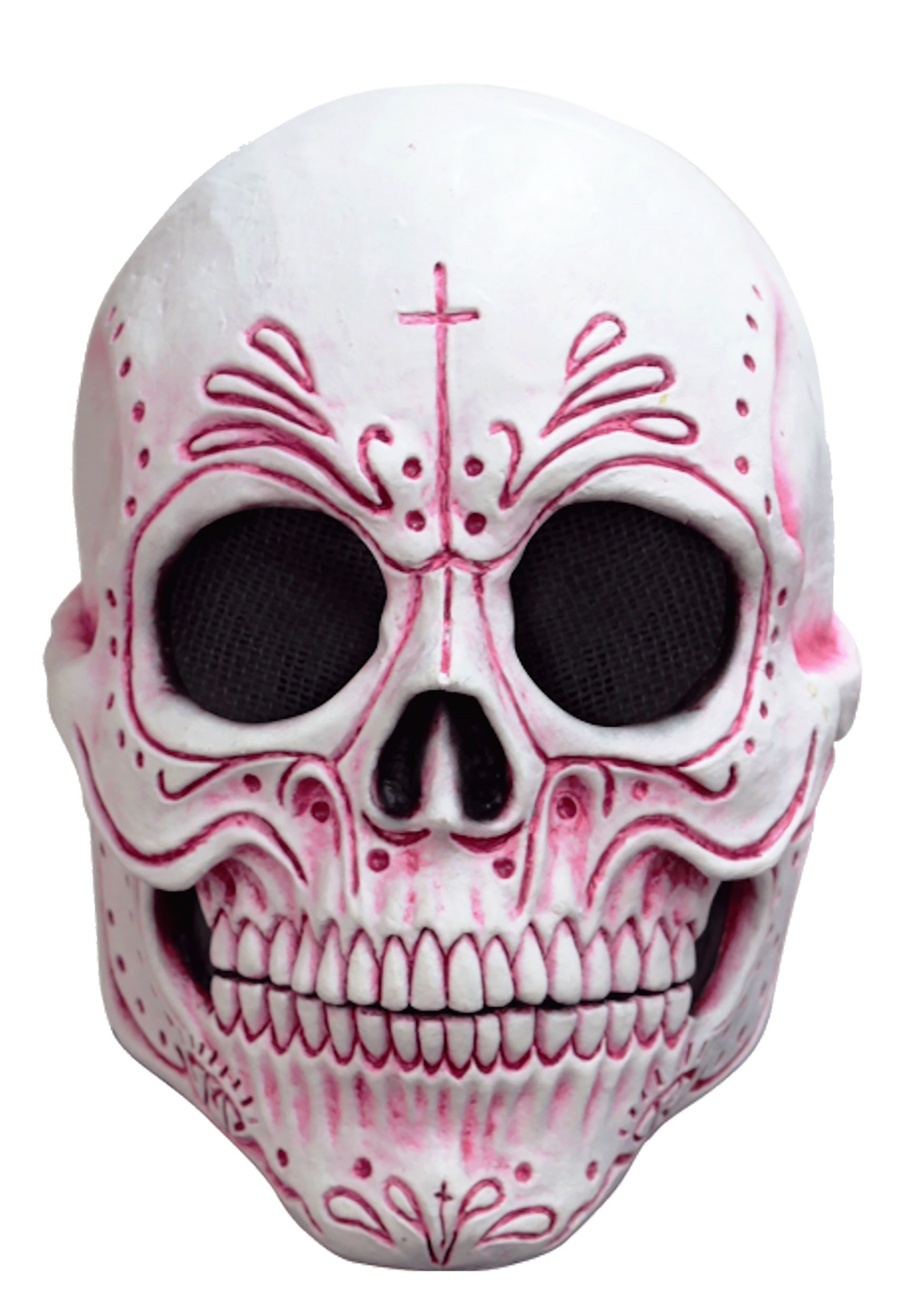 Máscara de cráneo de Catrina mexicana Multicolor Colombia